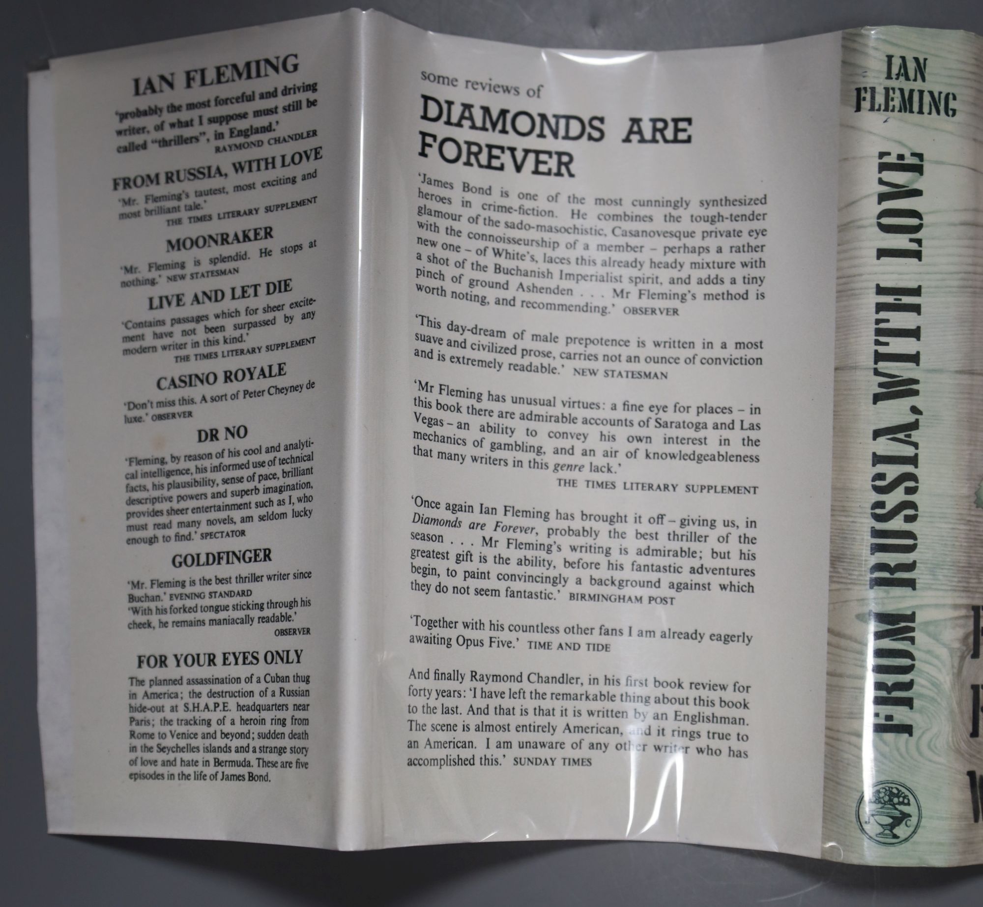 Fleming, Ian - From Russia, With Love, 1st edition (1st impression), d/wrapper (repro), 1957